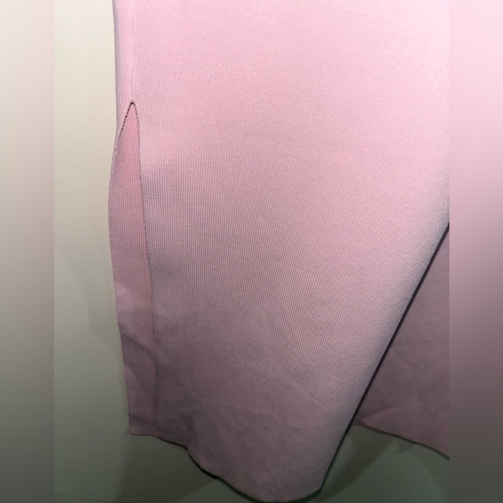 Ted Baker London Lounia Fluted Sleeve Body-Con Sweater Dress Light pink Size 2 - Picture 8 of 16